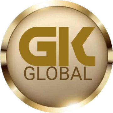 GK Global gold circular logo